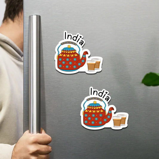 Chai & Ketli India Fridge Magnets