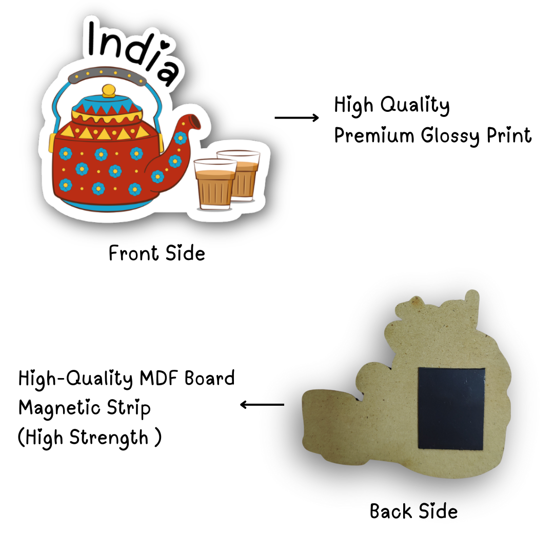 India Fridge Magnets (Set of 4)