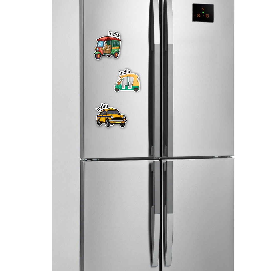 India Fridge Magnets (Set of 3)