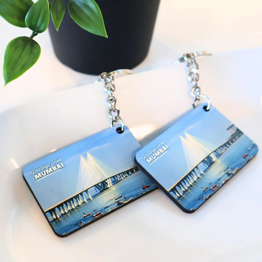 Mumbai Sealink India Keychains (Set of 2)