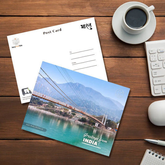 Ram Jhula Rishikesh Postcards (Free Envelopes)