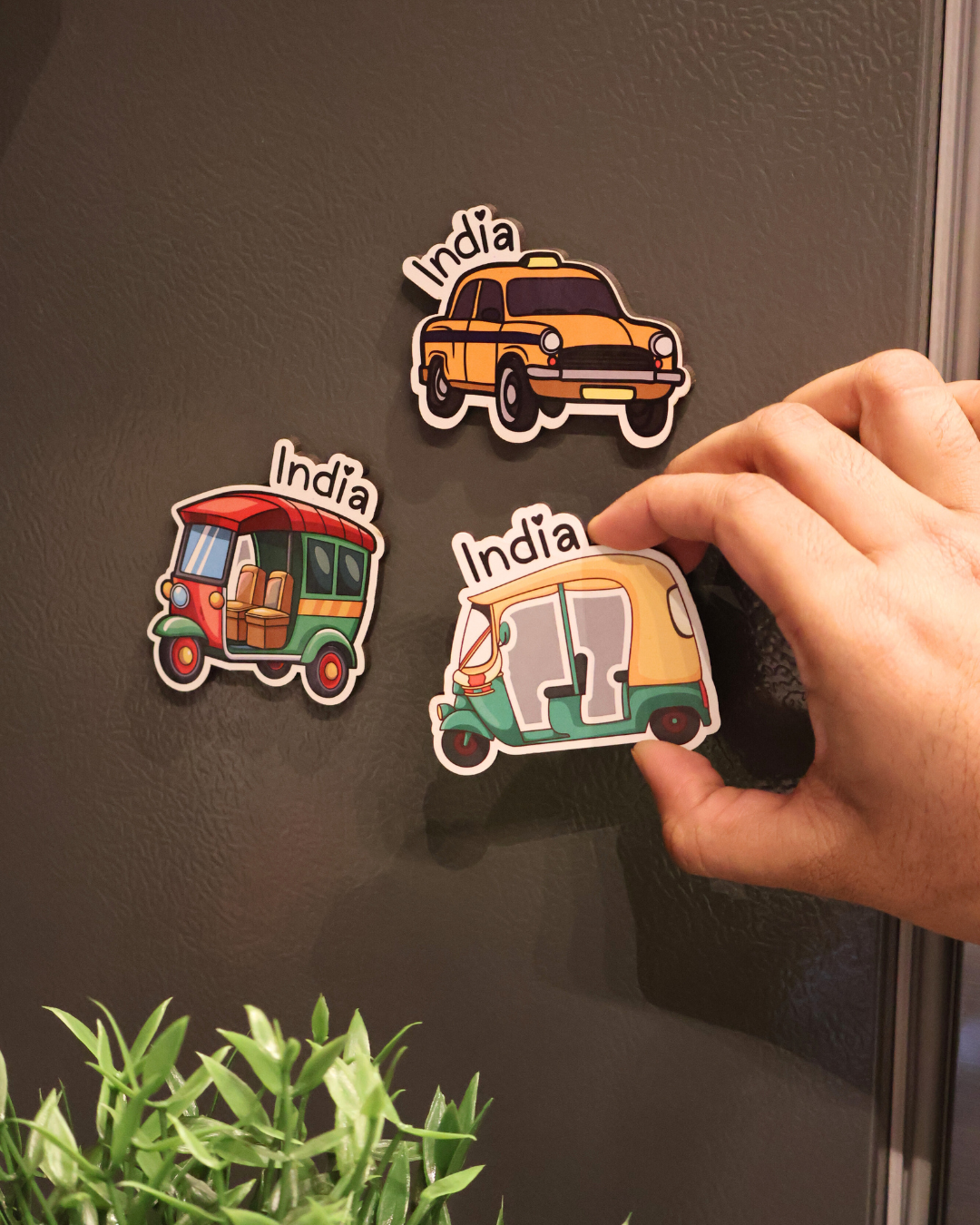 India Fridge Magnets (Set of 4)