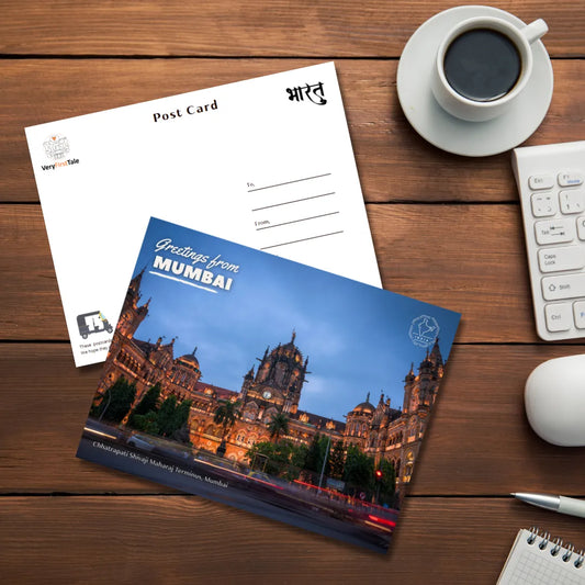 Mumbai Postcards Assorted Collection - Pack of 6 (Free Envelopes)