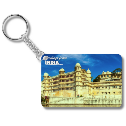 Udaipur City Palace India Keychains (Set of 2)