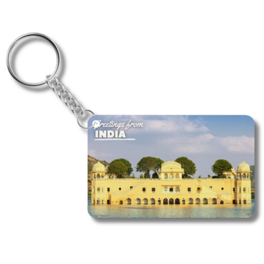 Jaipur Jal Mahal India Keychains (Set of 2)