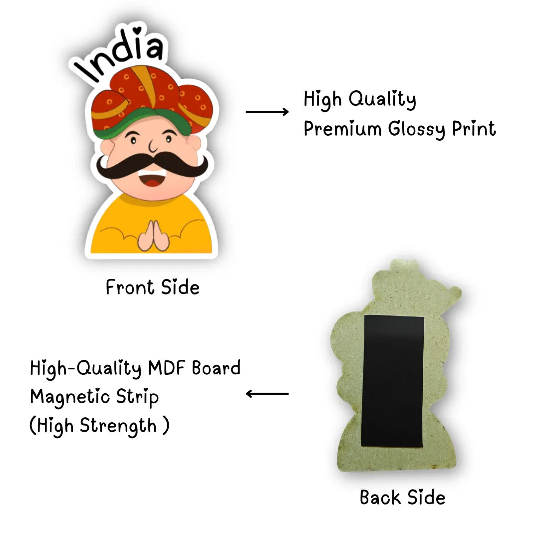 India Fridge Magnets (Set of 6)