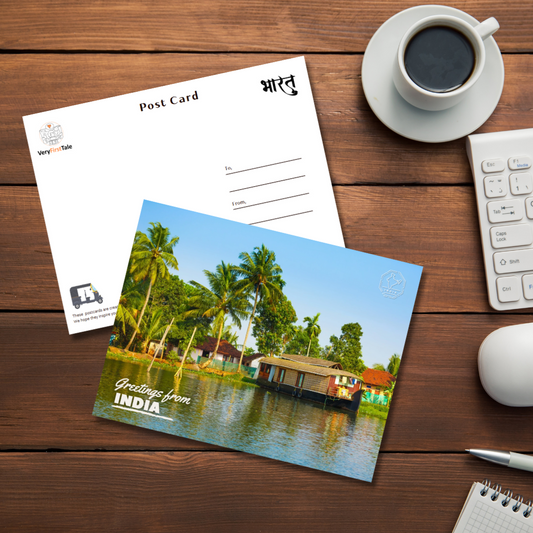 Kerala Back Waters India Postcards (Free Envelopes)