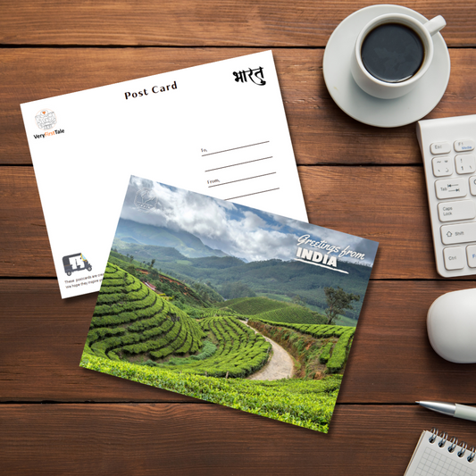 Munnar Tea Gardens India Postcards (Free Envelopes)