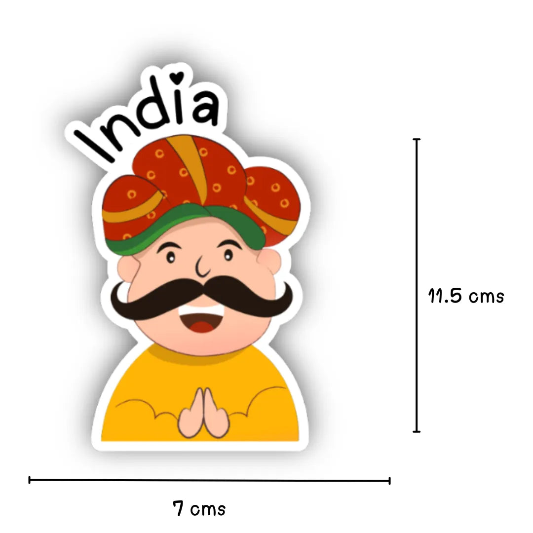 India Fridge Magnets (Set of 4)