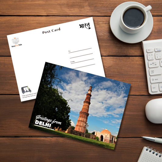 Monuments of India Postcards - Pack of 8 (Free Envelopes)