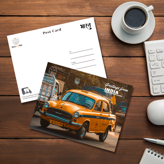 Kolkata Postcards - Pack of 4 (Free Envelopes) Assorted Collection