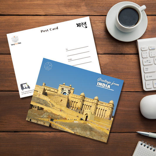 Jaipur Amber Palace India Postcards (Free Envelopes)