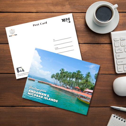 Andaman & Nicobar Islands - Ross Island India Postcards (Free Envelopes)