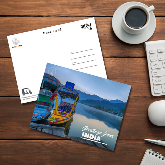 Kashmir Shikara India Postcards (Free Envelopes)