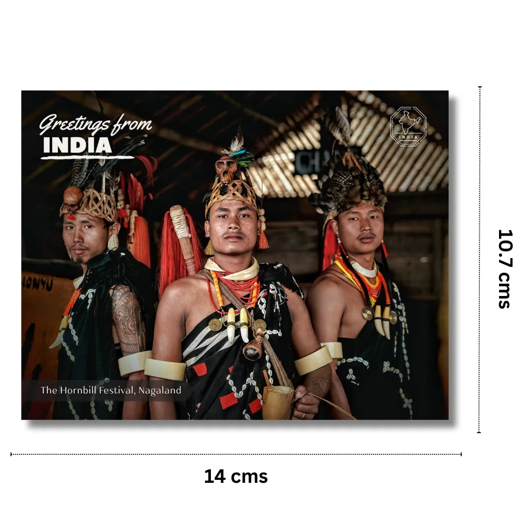Nagaland Hornbill Festival India Postcards (Free Envelopes)