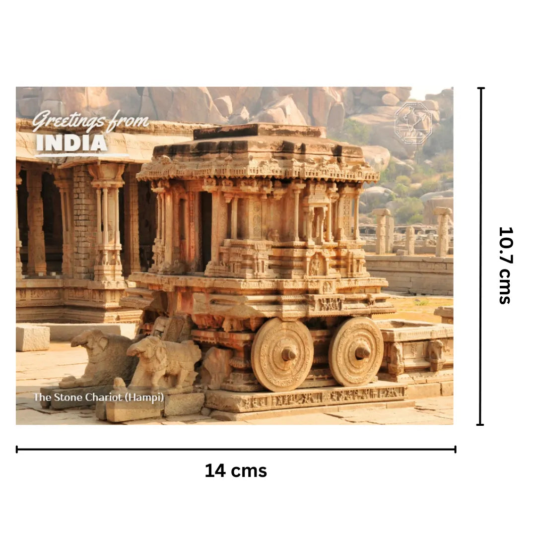 The Stone Chariot Hampi India Postcards (Free Envelopes)