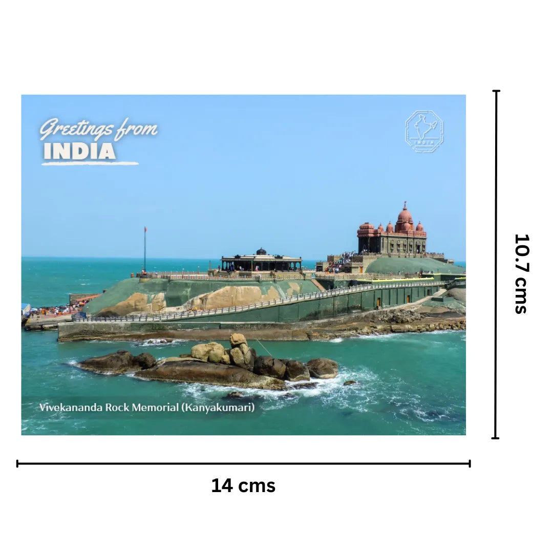 Kanyakumari Vivekananda Rock Memorial India Postcards (Free Envelopes)