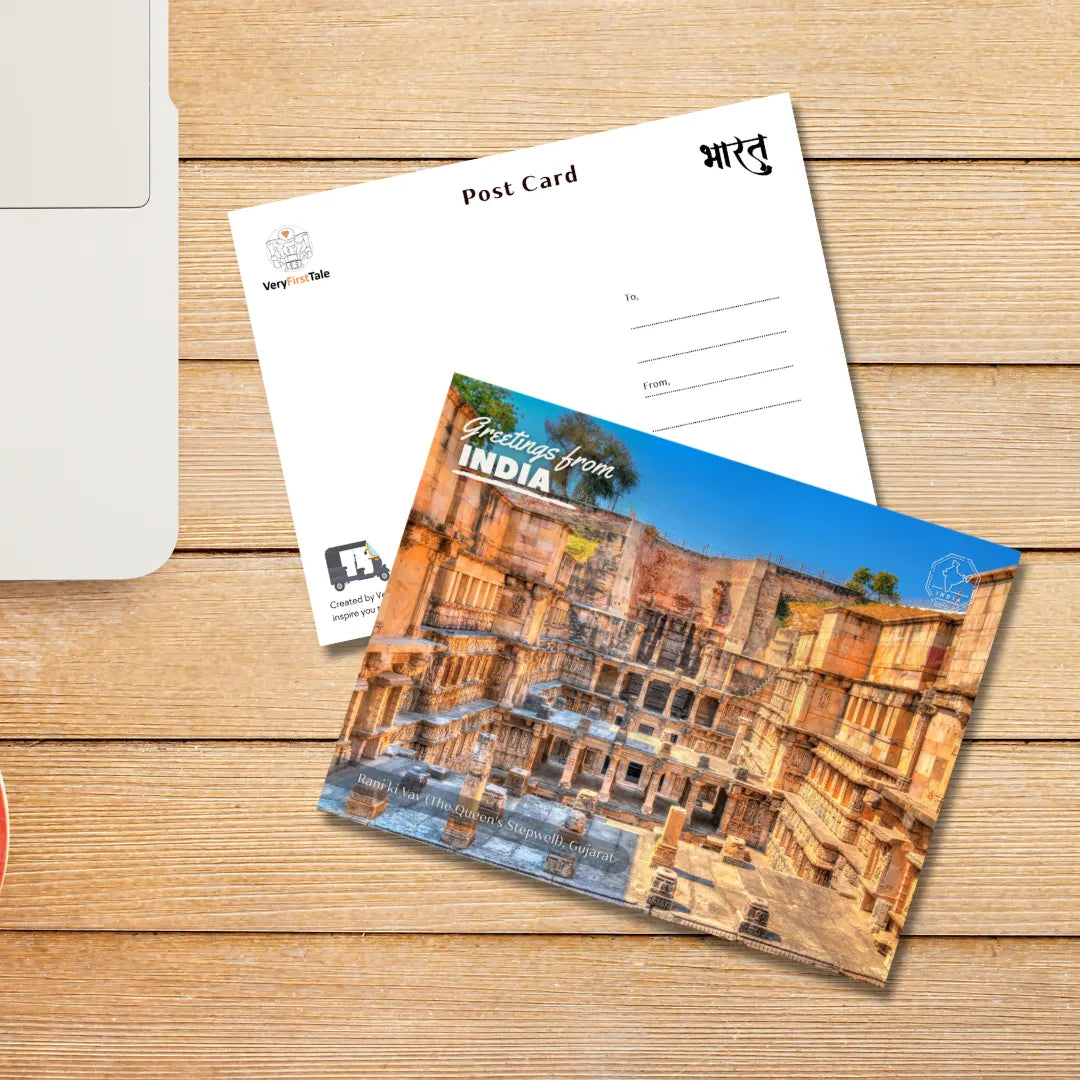 Rani Ki Vav - The Queen's Stepwell Gujarat India Postcards (Free Envelopes)