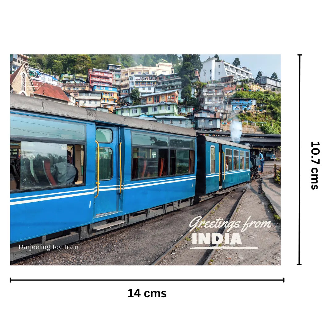 Darjeeling Toy Train India Postcards (Free Envelopes)