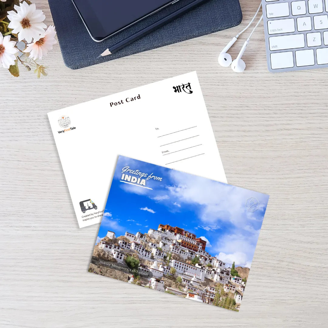 Thiksey Monastery Leh Ladakh India Postcards (Free Envelopes)