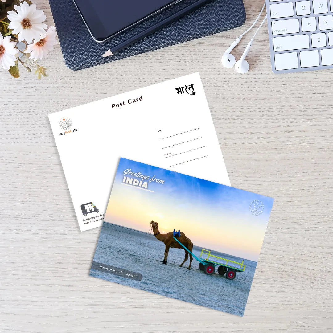 Gujarat Runn of Kutch India Postcards (Free Envelopes)