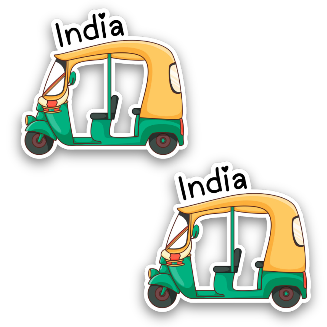 Yellow Auto India Fridge Magnets