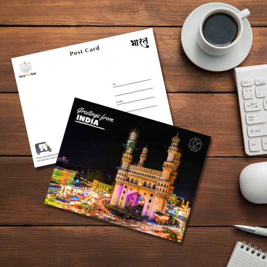 Hyderabad Charminar India Postcards (Free Envelopes)