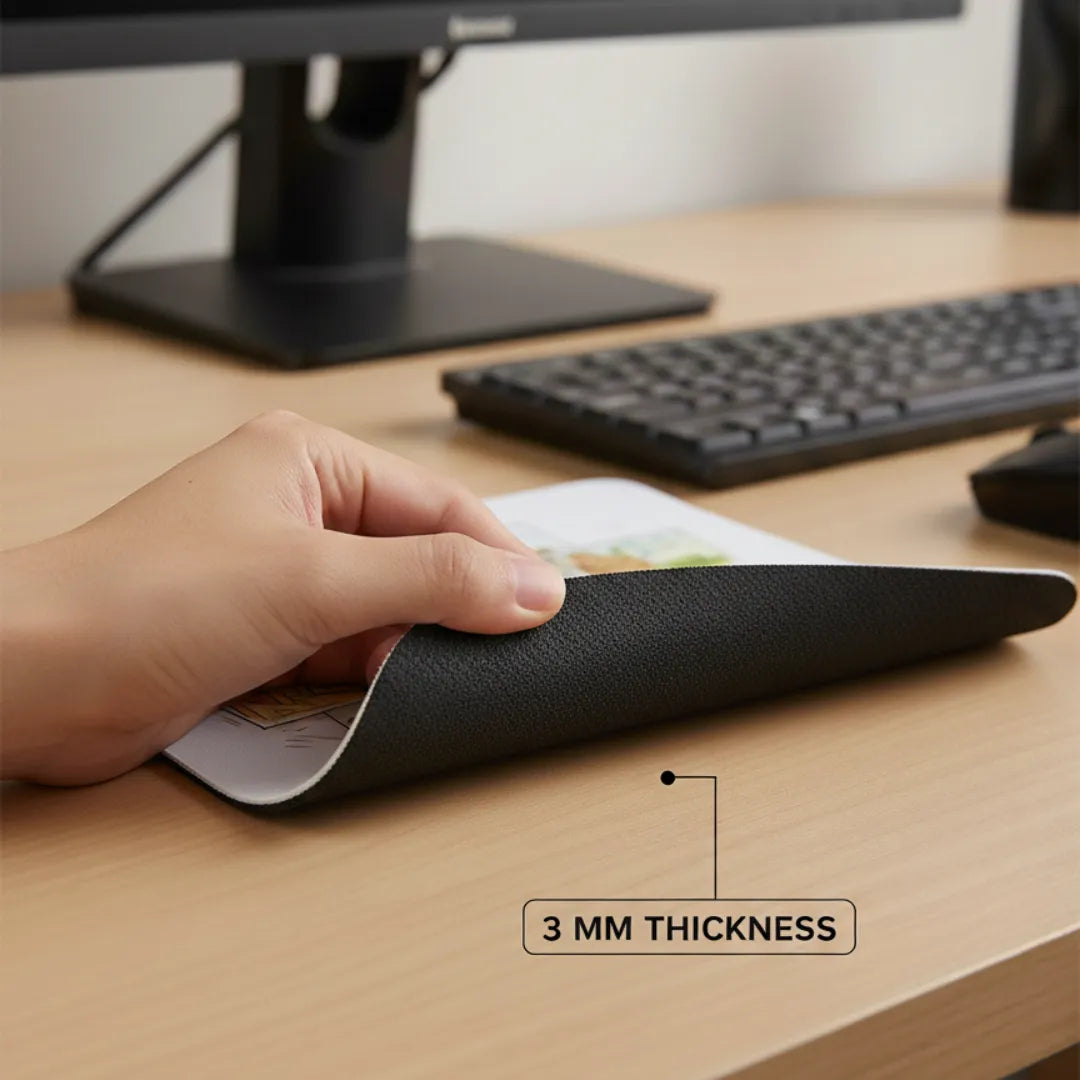 India Mouse Pad Featuring Famous Landmarks of India