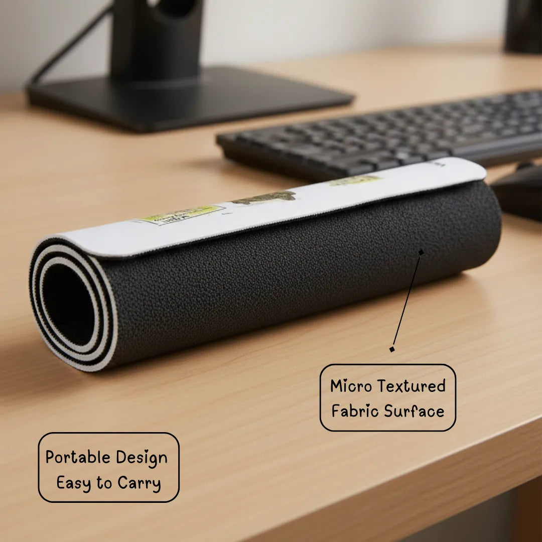 India Mouse Pad Featuring Famous Landmarks of India