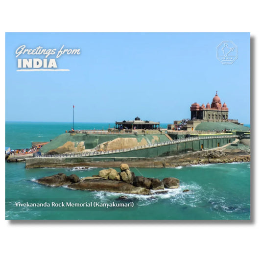 Kanyakumari Vivekananda Rock Memorial India Postcards (Free Envelopes)