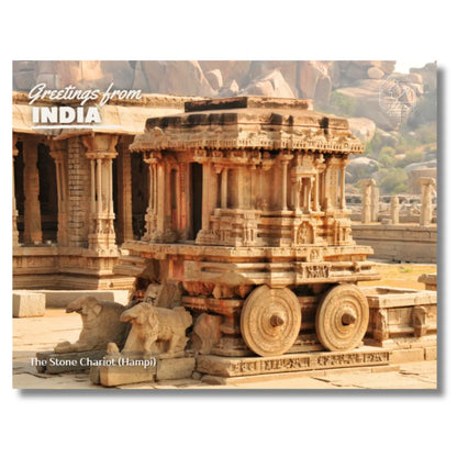 The Stone Chariot Hampi India Postcards (Free Envelopes)