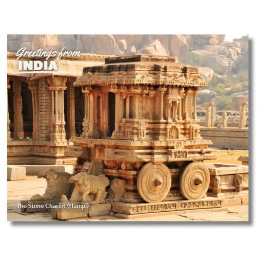 The Stone Chariot Hampi India Postcards (Free Envelopes)