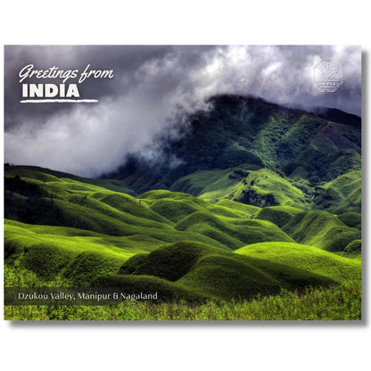 Nagaland Dzukou Valley India Postcards (Free Envelopes)
