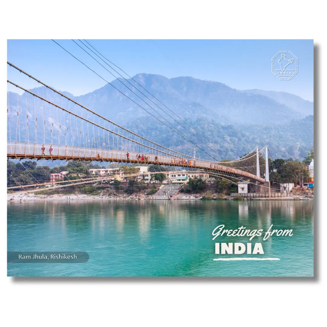 Ram Jhula Rishikesh Postcards (Free Envelopes)