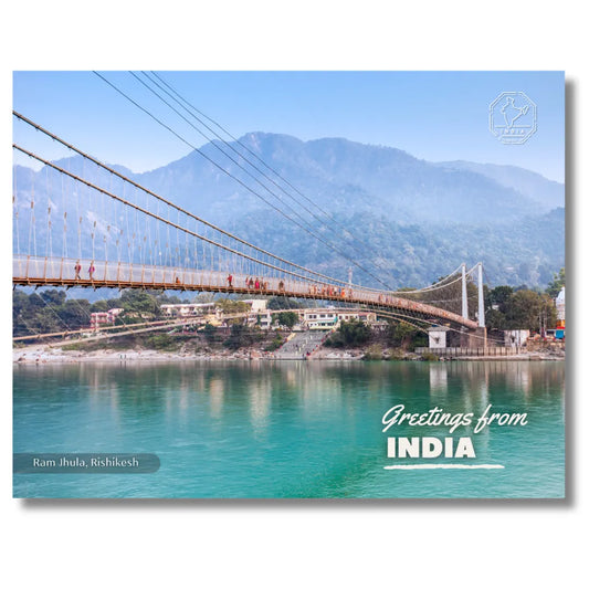 Ram Jhula Rishikesh Postcards (Free Envelopes)