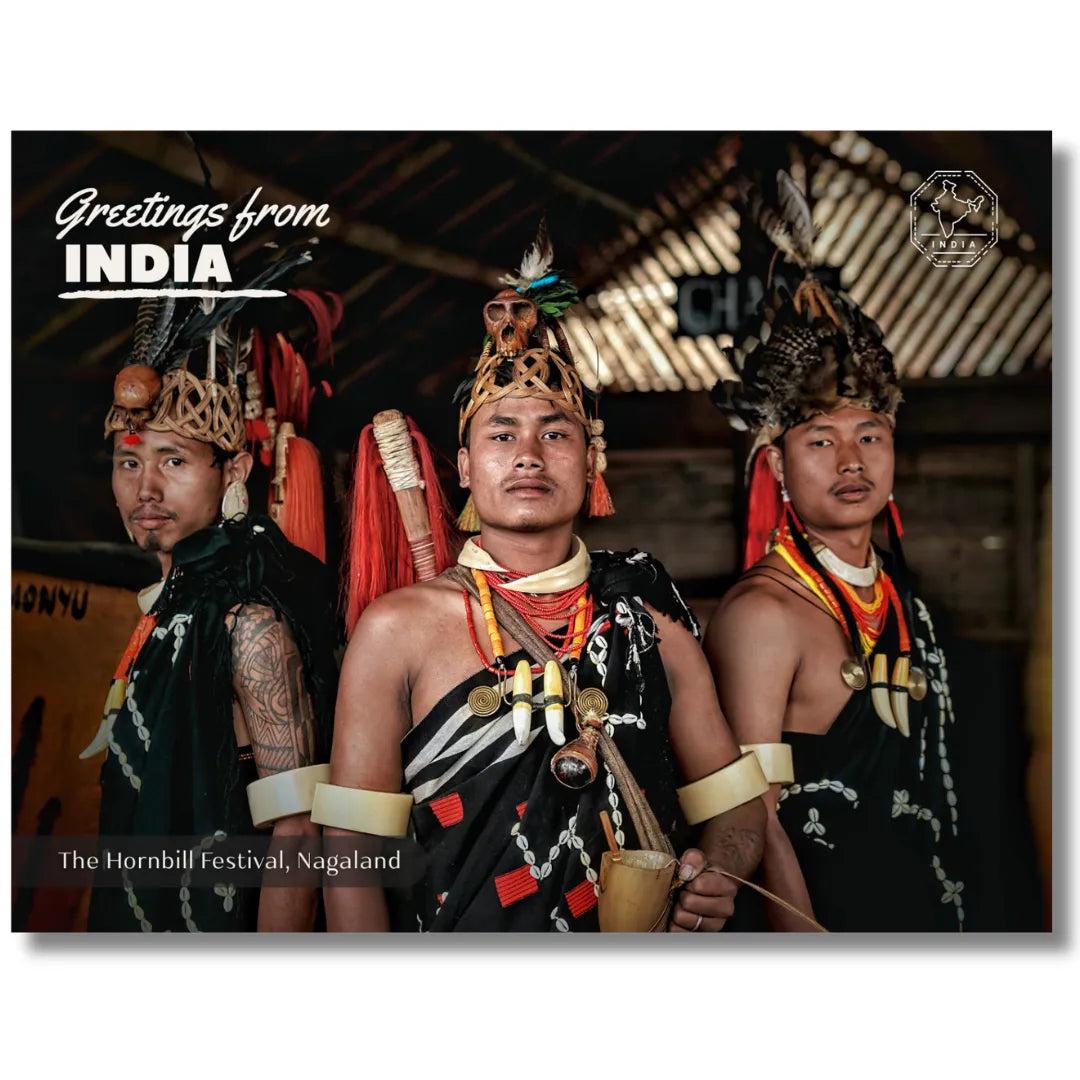 Nagaland Hornbill Festival India Postcards (Free Envelopes)