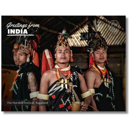 Nagaland Hornbill Festival India Postcards (Free Envelopes)