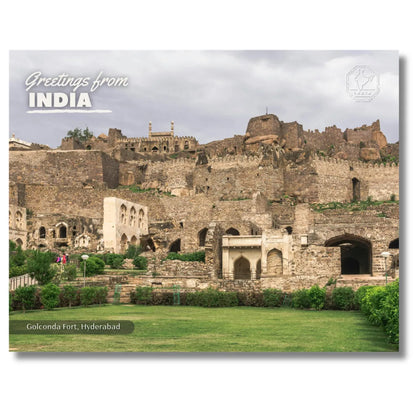 Golconda Fort Hyderabad Postcards (Free Envelopes)
