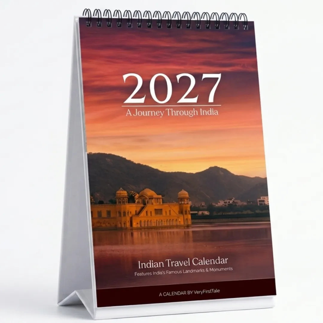 2027 Desk Calendar - A Journey Through India