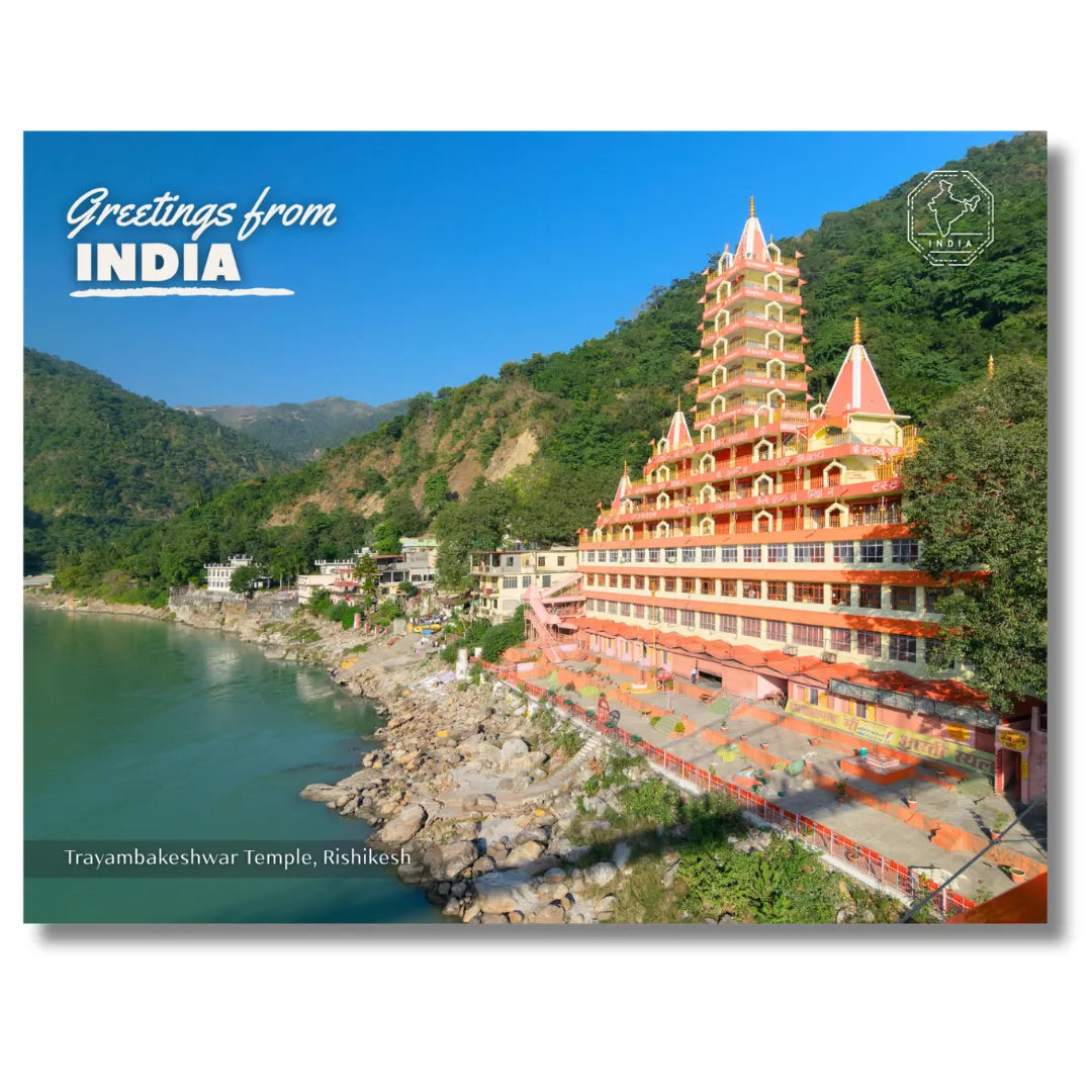 Trayambakeshwar Temple Rishikesh Postcards (Free Envelopes)