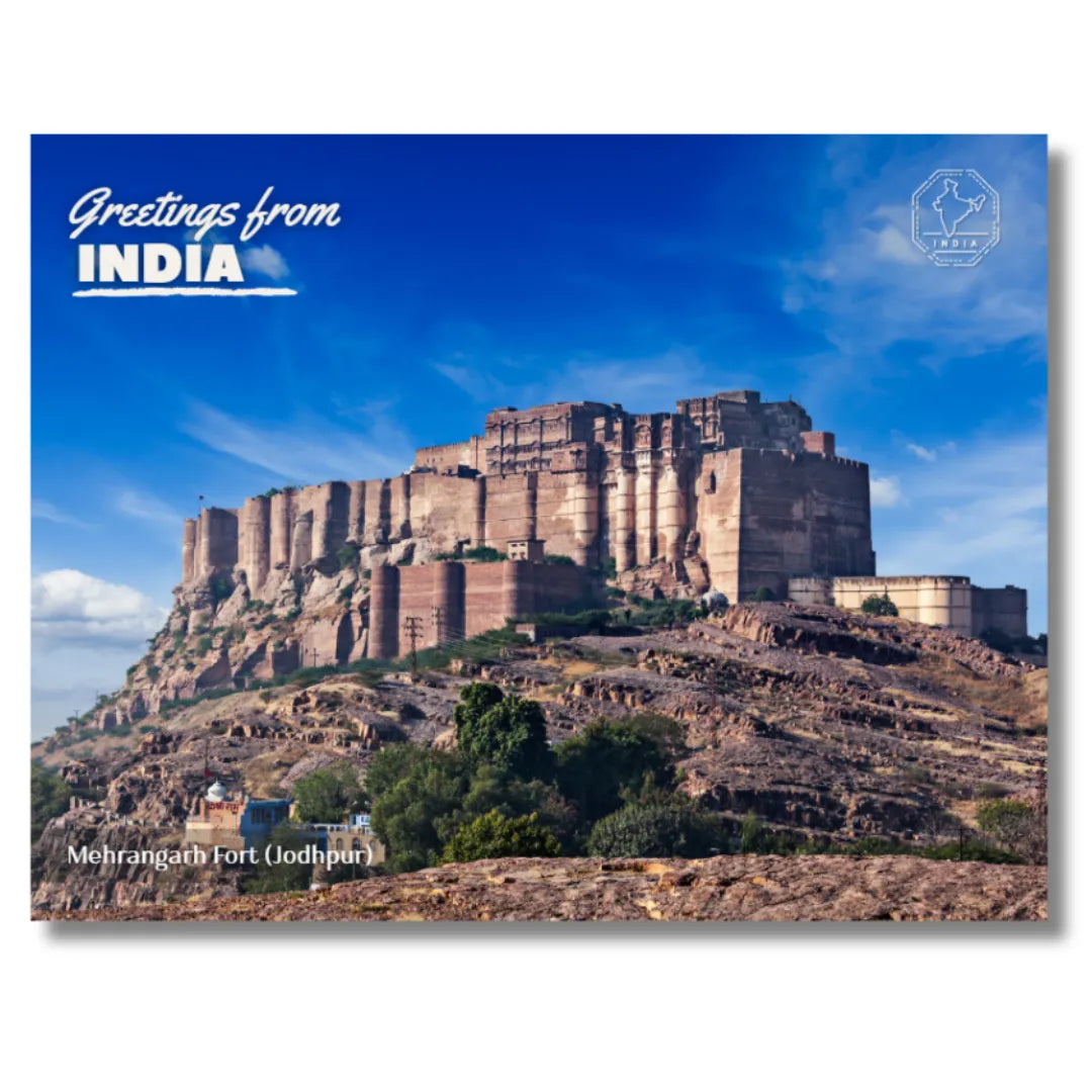 Jodhpur Mehrangarh Fort India Postcards (Free Envelopes)