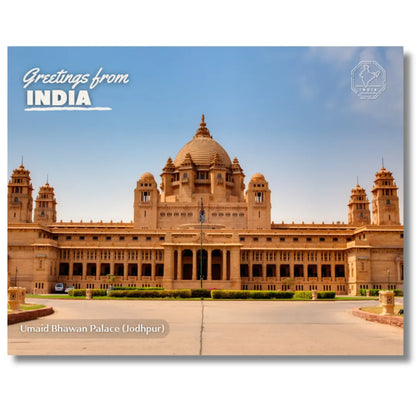 Jodhpur Umaid Bhawan Palace India Postcards (Free Envelopes)