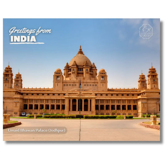 Jodhpur Umaid Bhawan Palace India Postcards (Free Envelopes)