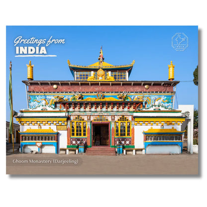Darjeeling Ghoom Monastery India Postcards (Free Envelopes)