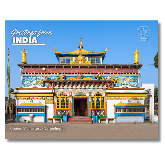Darjeeling Ghoom Monastery India Postcards (Free Envelopes)