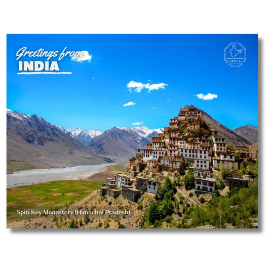 Spiti Key Monastery Himachal Pradesh India Postcards (Free Envelopes)