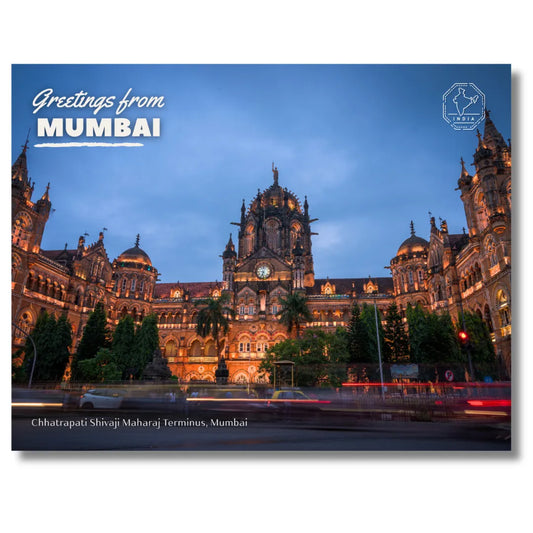 CST Station Mumbai Postcards (Free Envelopes)