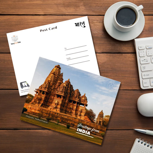 Khajuraho Temple Madhya Pradesh Postcards (Free Envelopes)