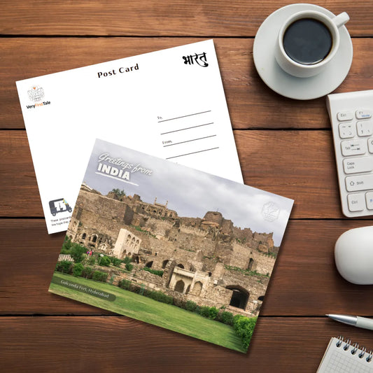 Golconda Fort Hyderabad Postcards (Free Envelopes)