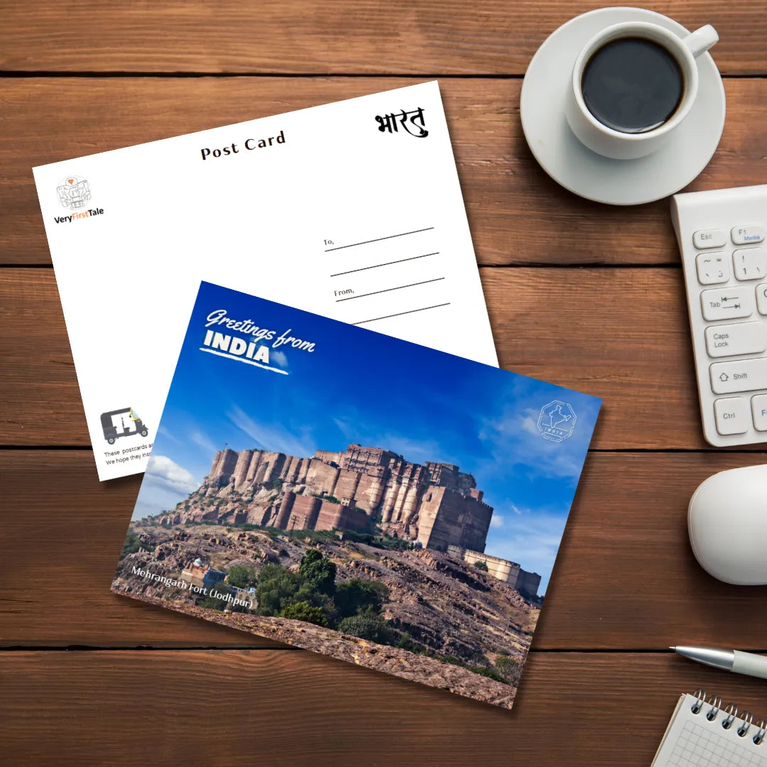 Popular Forts of India Postcards Assorted Collection - Pack of 5 (Free Envelopes)